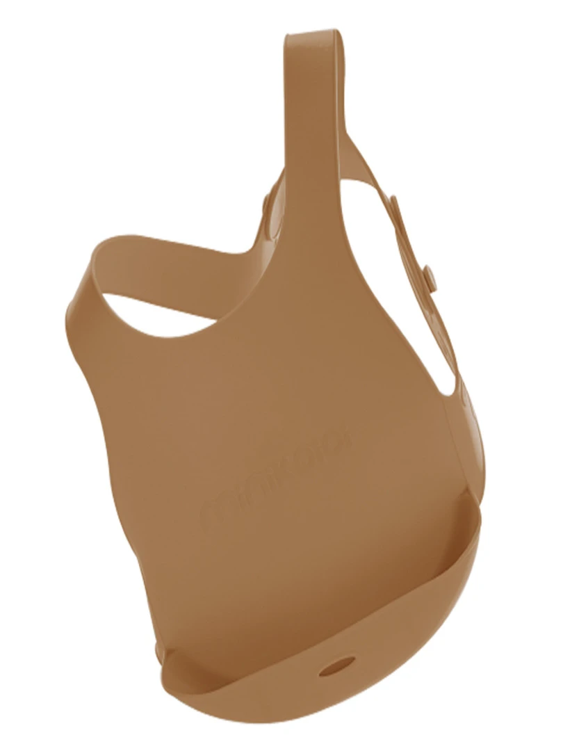 Bavoir Récupérateur En Silicone Orange