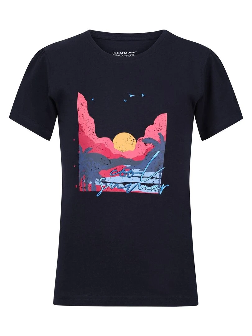 Regatta T shirt BOSLEY Bleu marine