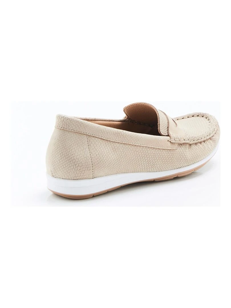 Mocassins aspect python Climatyl   Damart   Taupe