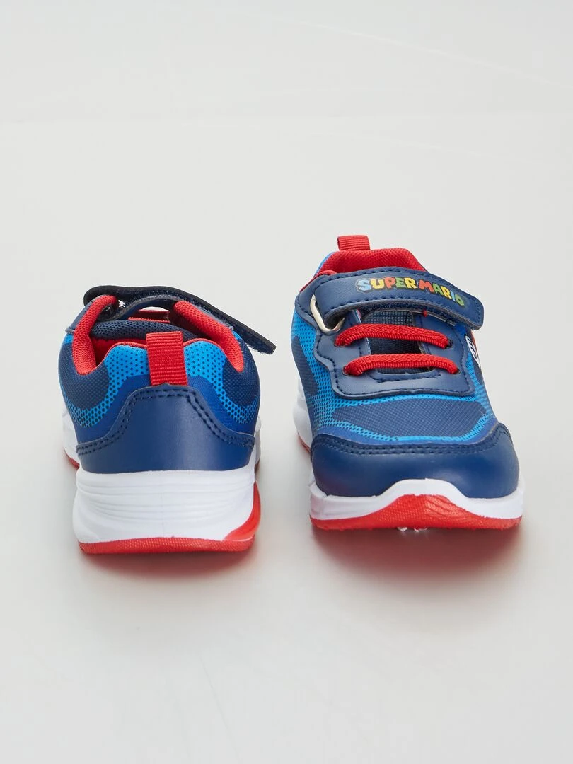 Baskets lumineuses 'Mario'   Bleu