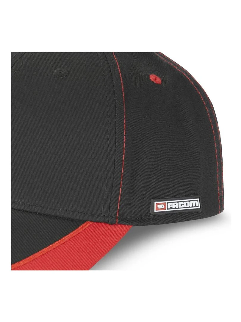 Casquette Snapback avec coutures renforcées ajustable Facom   Noir