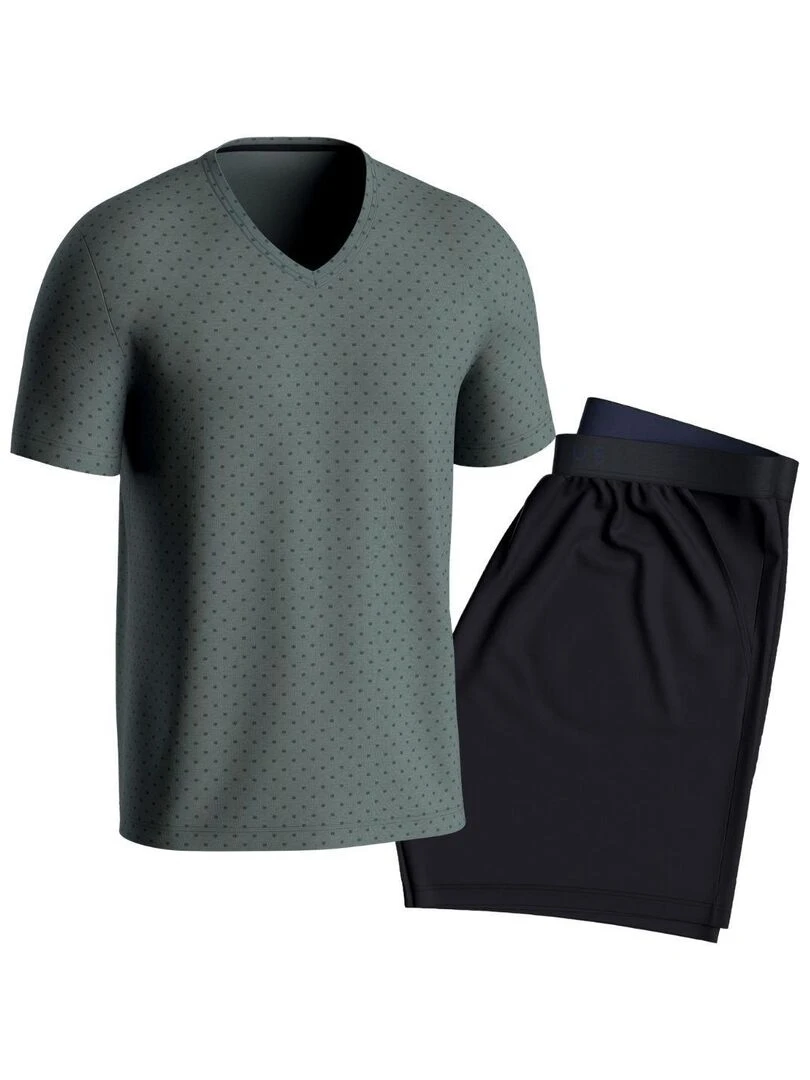 Pyjama pour homme Haori   Noir