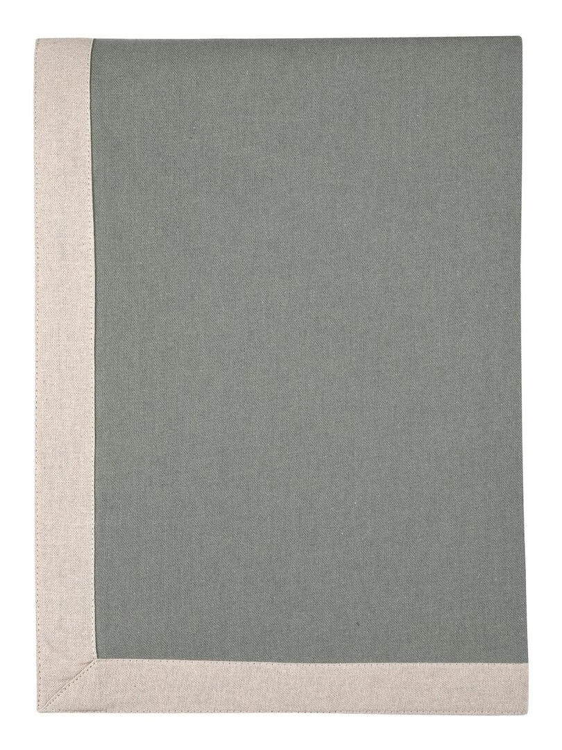 Nappe bicolore réversible   Vert