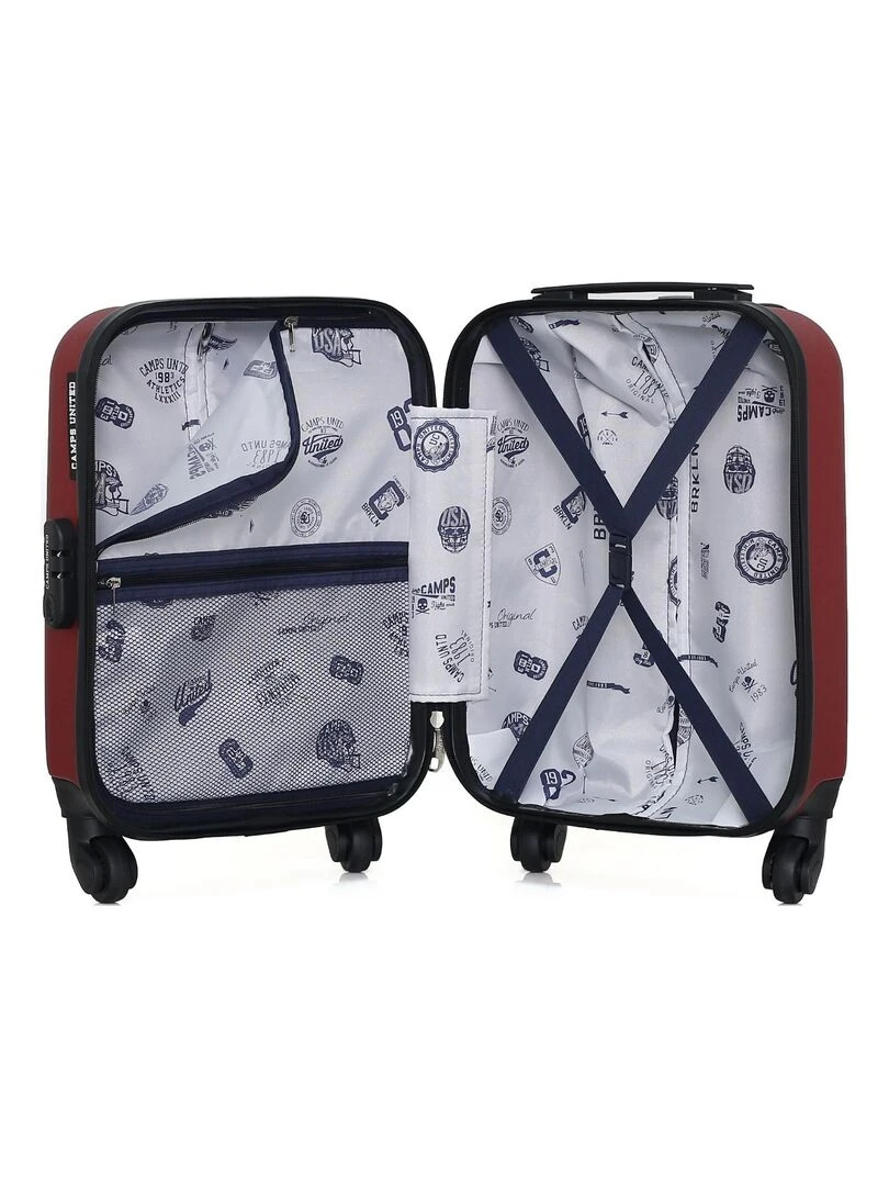 CAMPS UNITED   VALISE CABINE XXS BERKELEY 4 ROUES 46 CM   Bordeaux