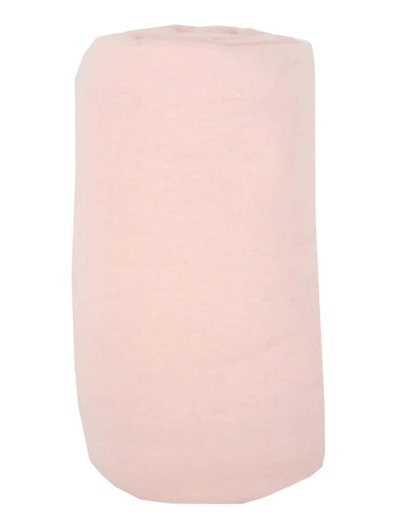 Drap housse uni 40x80 cm Rose   Rose