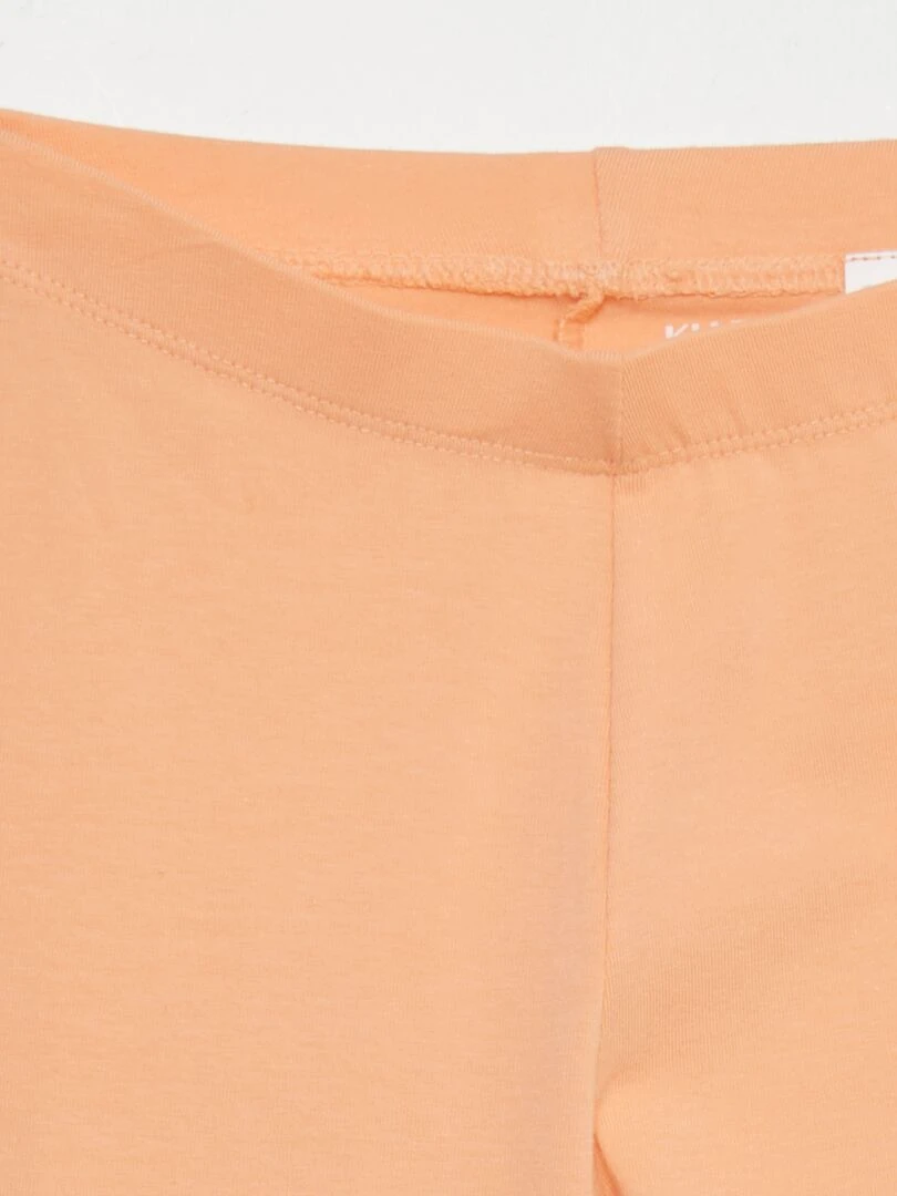Legging stretch à coupe 3/4 sous genou Orange