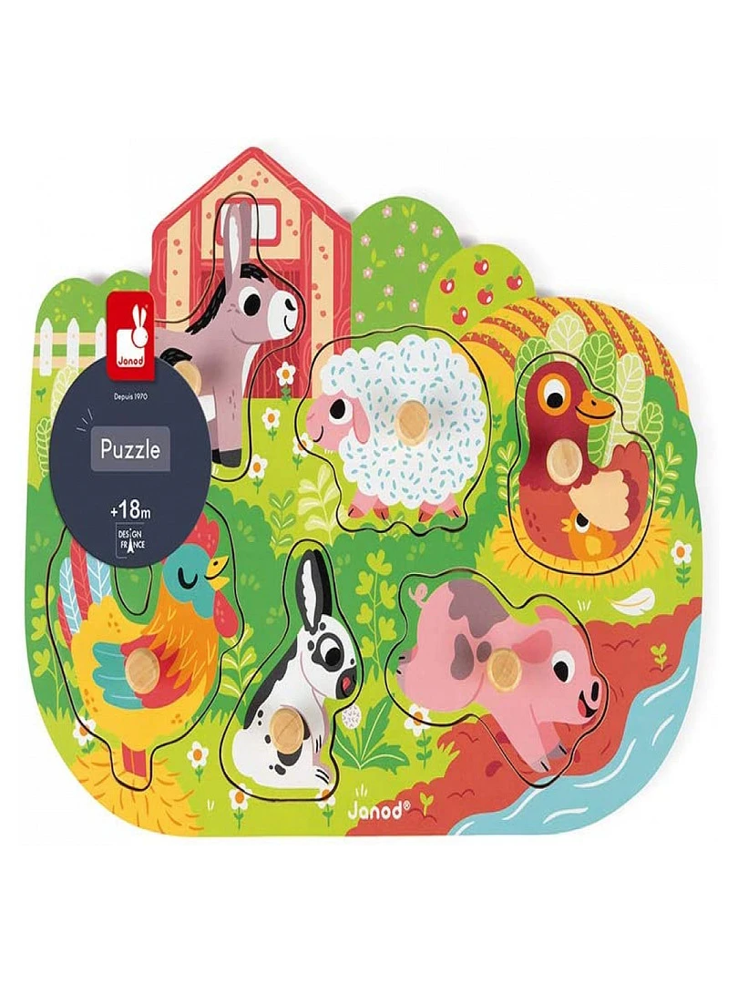 Puzzle Happy Farm Ferme Bois N/A