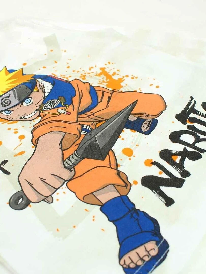 Disney   Pyjama garçon imprimé Naruto en coton   Orange