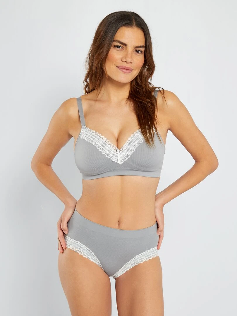 Shorty 'Sans Complexe' gris