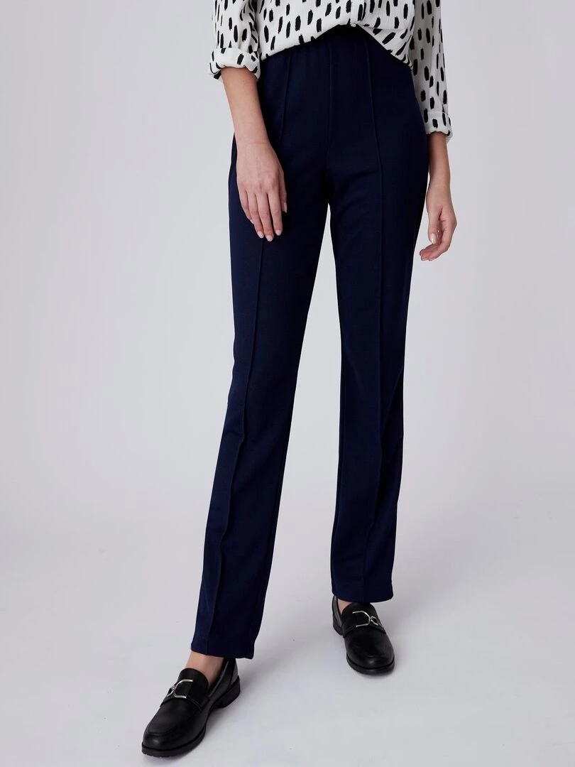 Pantalon confort total 2 statures Damart Noir