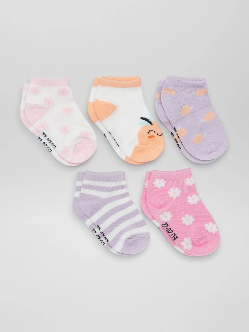 Lot de 5 invisibles Rose