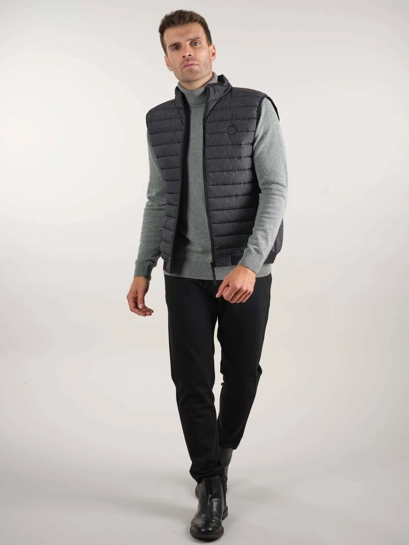 Doudoune sans manche pour homme 'Deeluxe'   Gris foncé