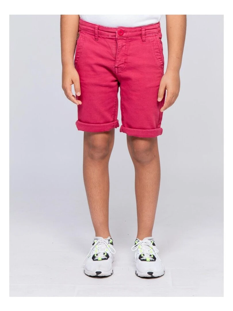 Bermuda chino BAVOLTA J Rose framboise