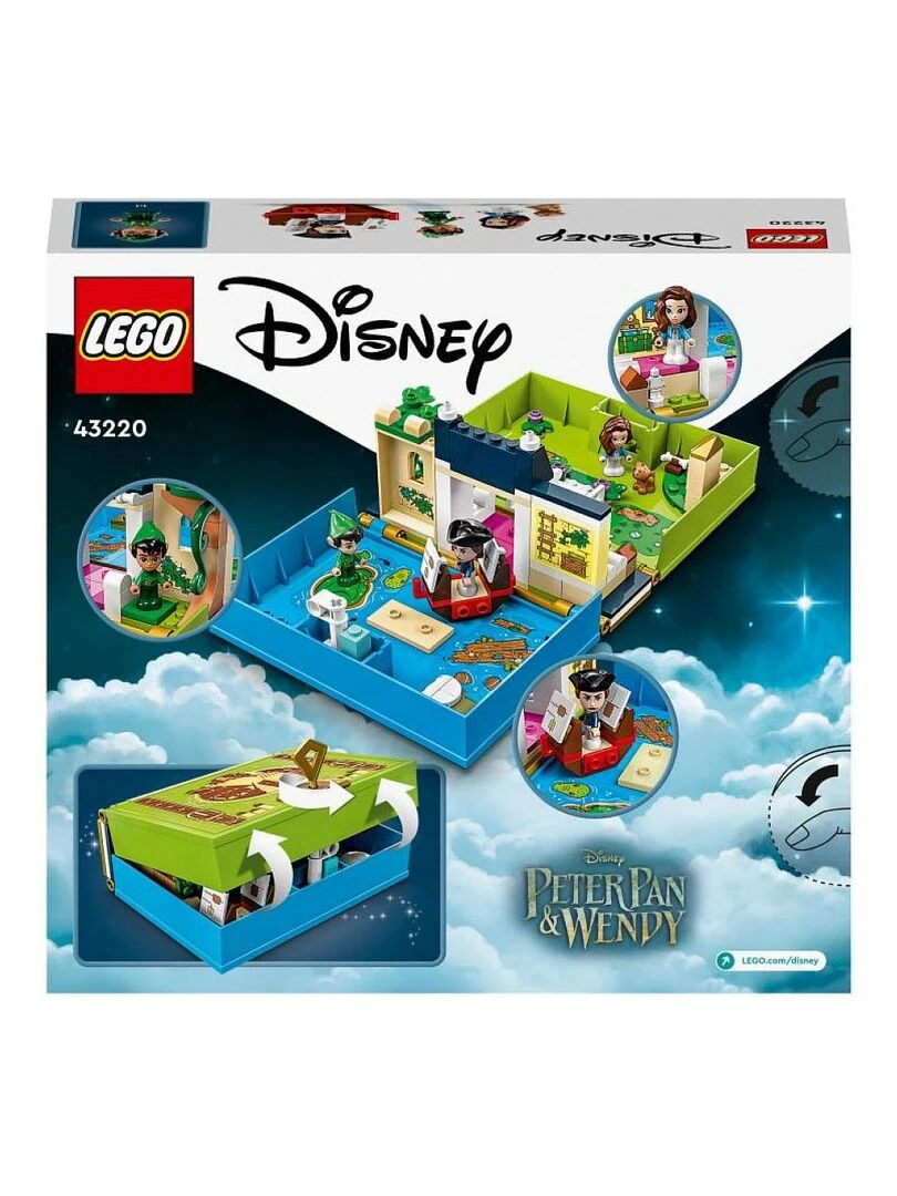 Les aventures de peter pan et wendy dans un livre de contes   N/A