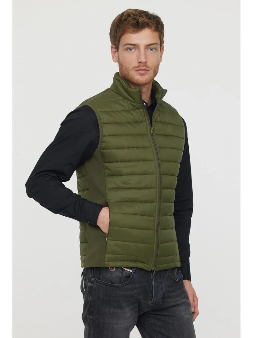 Lee Cooper Veste sans manches polyester regular FONIO Kaki