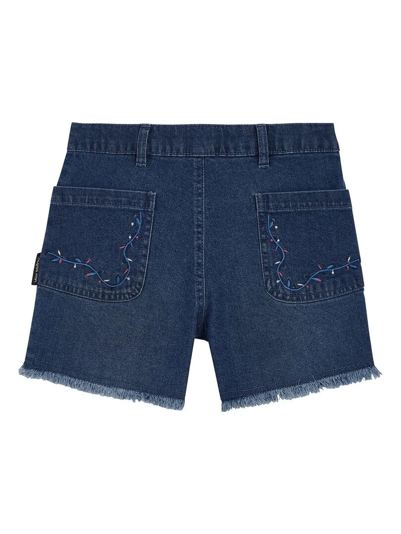 Short enfant Mumbai Bleu