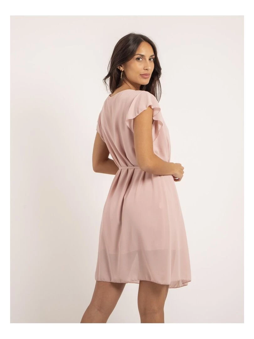 Robe courte IEVE Rose