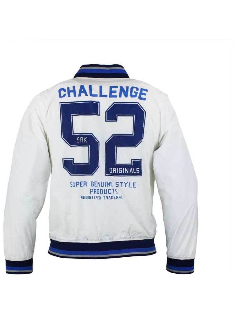 Blouson esprit coupe vent garçon ECAVEN SRK Blanc