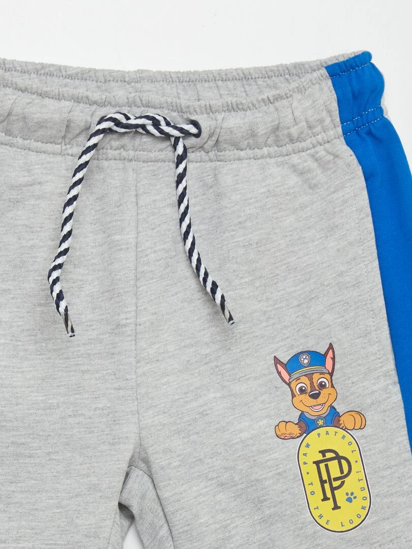 Short en molleton léger 'Pat' patrouille'   Gris