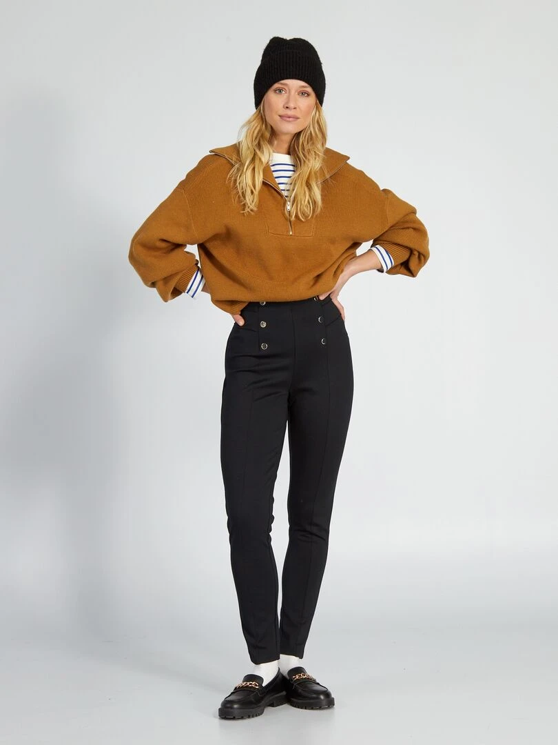 Legging long milano noir