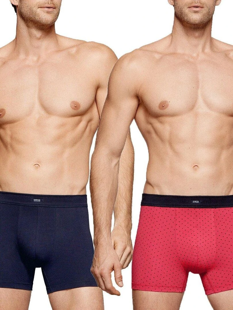 Lot de 2 boxers en coton Laurence Rose
