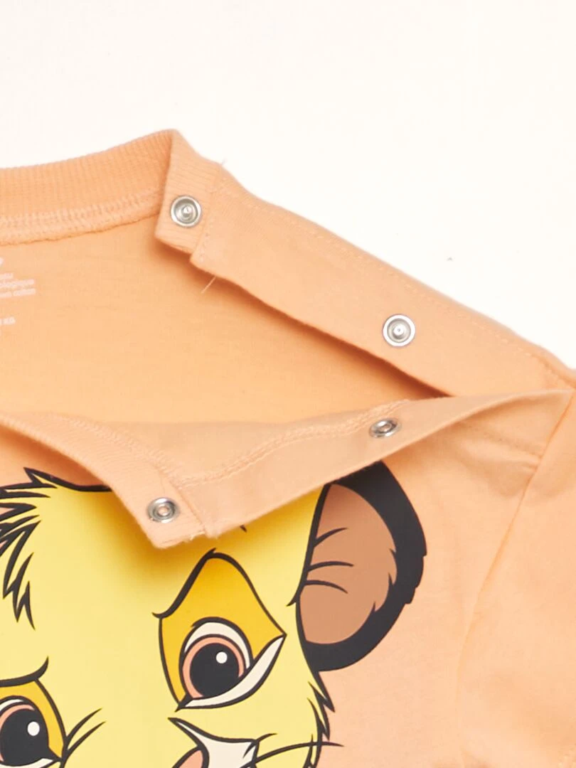 Ensemble de pyjama 'Simba'   2 pièces   Orange