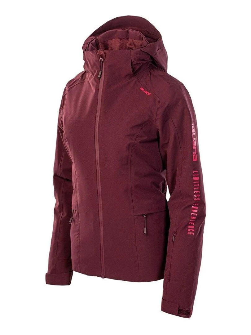 Iguana   Veste imperméable LAURA   Rouge pourpre