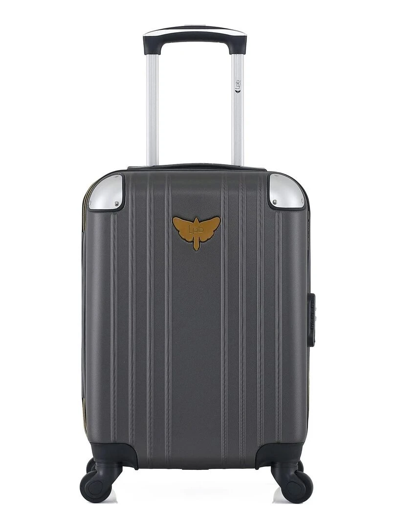 LPB LUGGAGE VALISE CABINE ABS AMELIE E 4 ROUES 50 CM Gris foncé