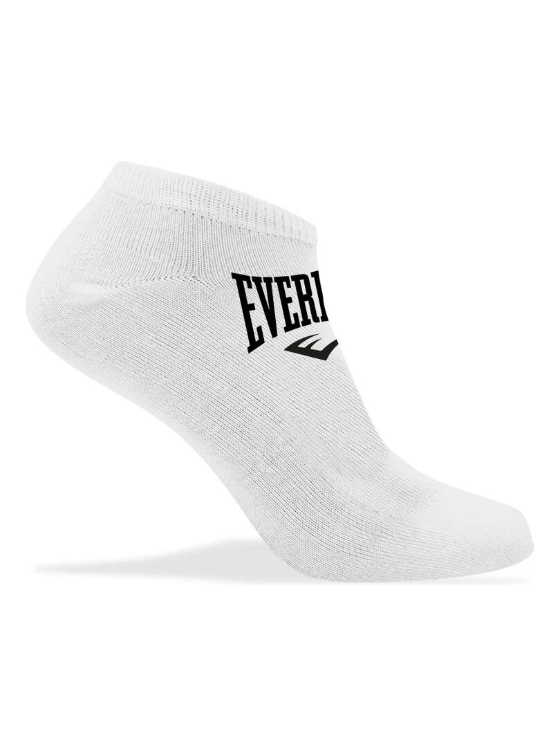 Lot de 12 Paires de Chaussettes Socquettes assorties Everlast   Noir