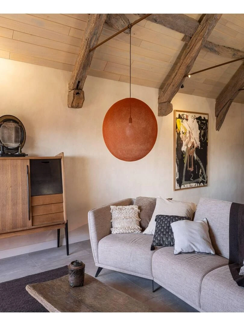 Globe Light XL 67cm   Marron havane