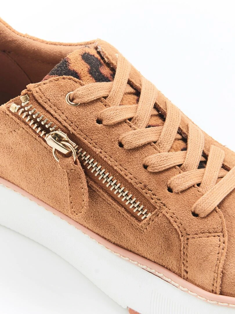 Tennis compensées Amortyl   Damart   Marron caramel
