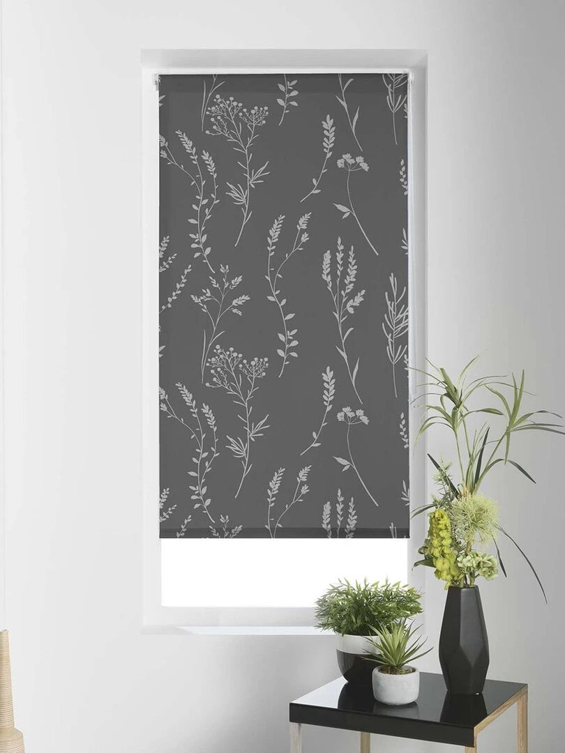 Store enrouleur tamisant 90x180 cm Forelista anthracite Gris