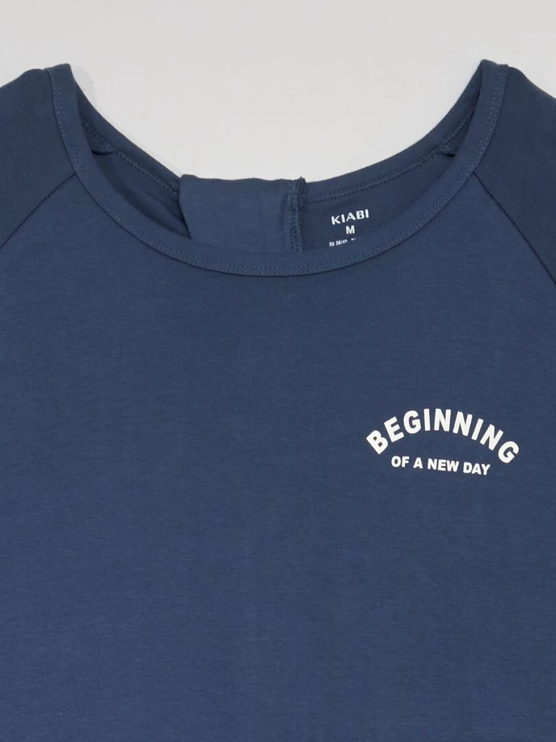 Combinaison avec ouverture zippée   So Easy   Bleu