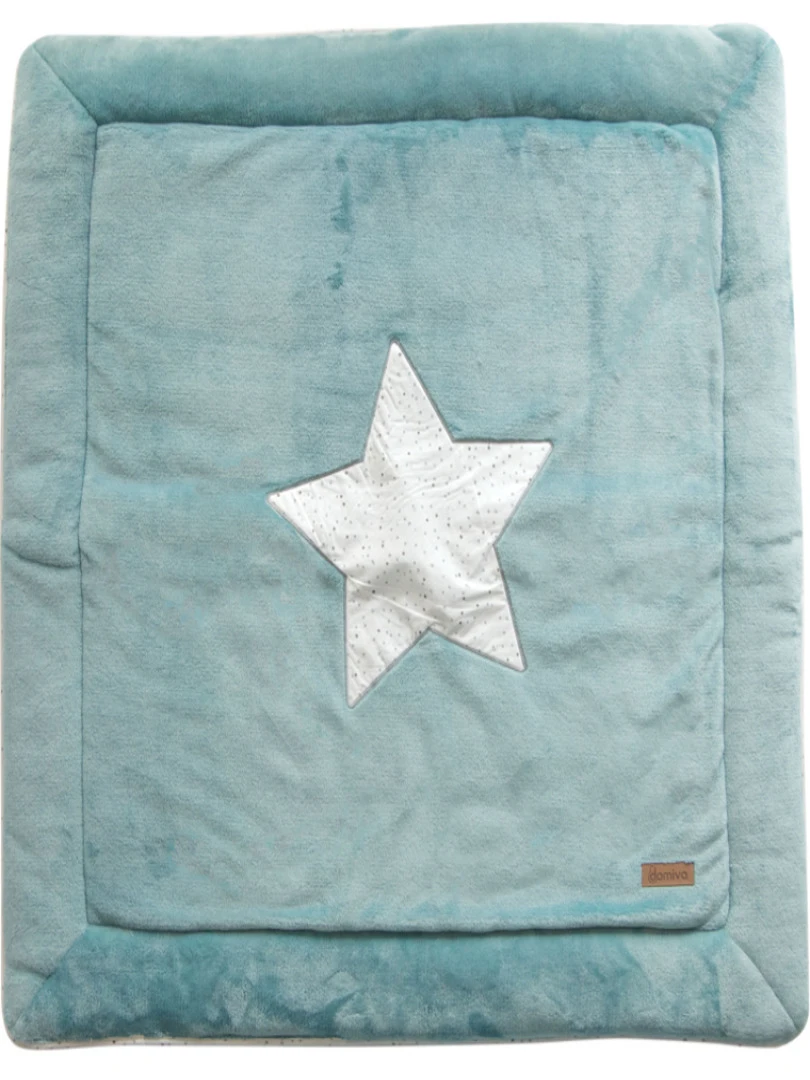 Tapis de jeu étoile bleu Nil (100 x 100 cm) Bleu