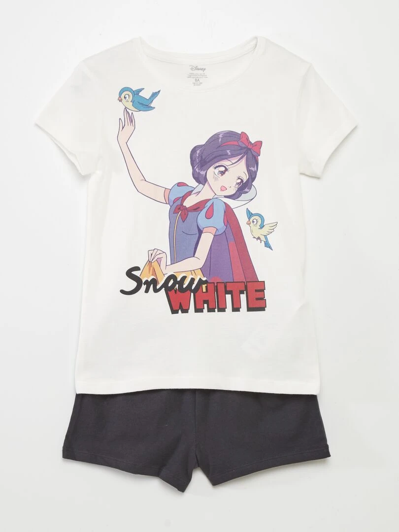 Pyjama court 'Blanche Neige' 'Disney' Blanc