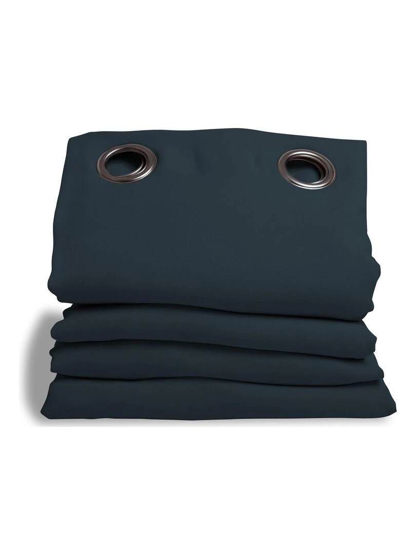 Rideau Phonique Occultant et Thermique "MOONDREAM" Bleu ardoise