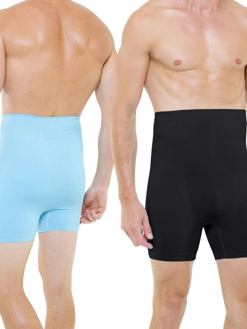 Lot de 2 boxers sculptants BEAUTYTHERM Noir Bleu