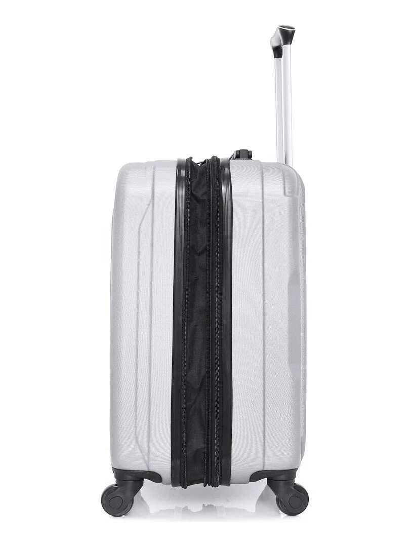 HERO   VALISE CABINE ABS PIRIN S  55 CM 4 ROUES   Gris