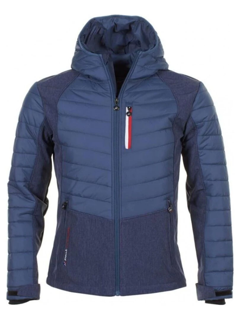 Blouson softshell homme CALENDER PEAK MOUNTAIN Bleu