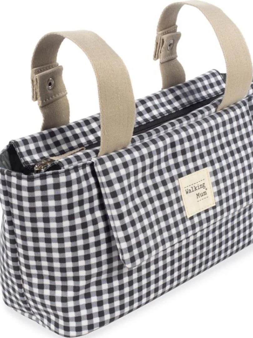 Organiseur de poussette I Love Vichy noir Noir