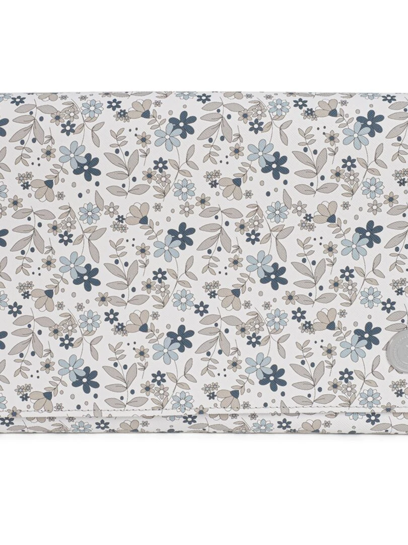 Tapis à langer Delia bleu Blanc