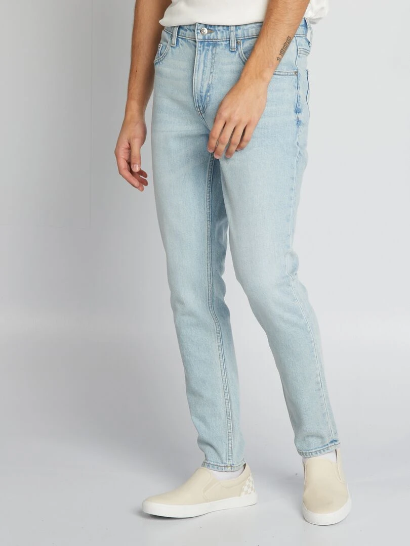Jean slim fit à 5 poches   Bleu