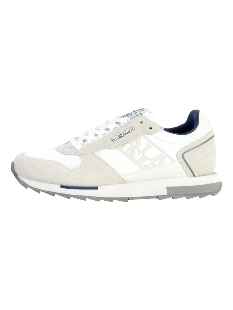 Basket Basse Cuir Napapijri Virtus Blanc