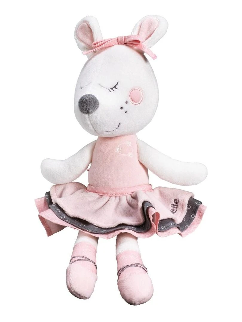 Doudou Petite Souris danseuse étoile en velours Rose SAUTHON Rose