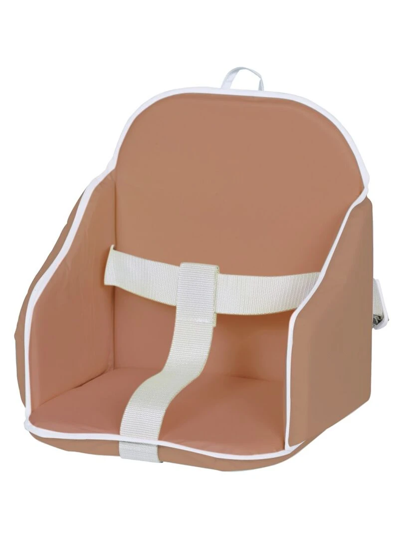 Candide Coussin de chaise PVC avec sangles de sécurité cassonade Orange