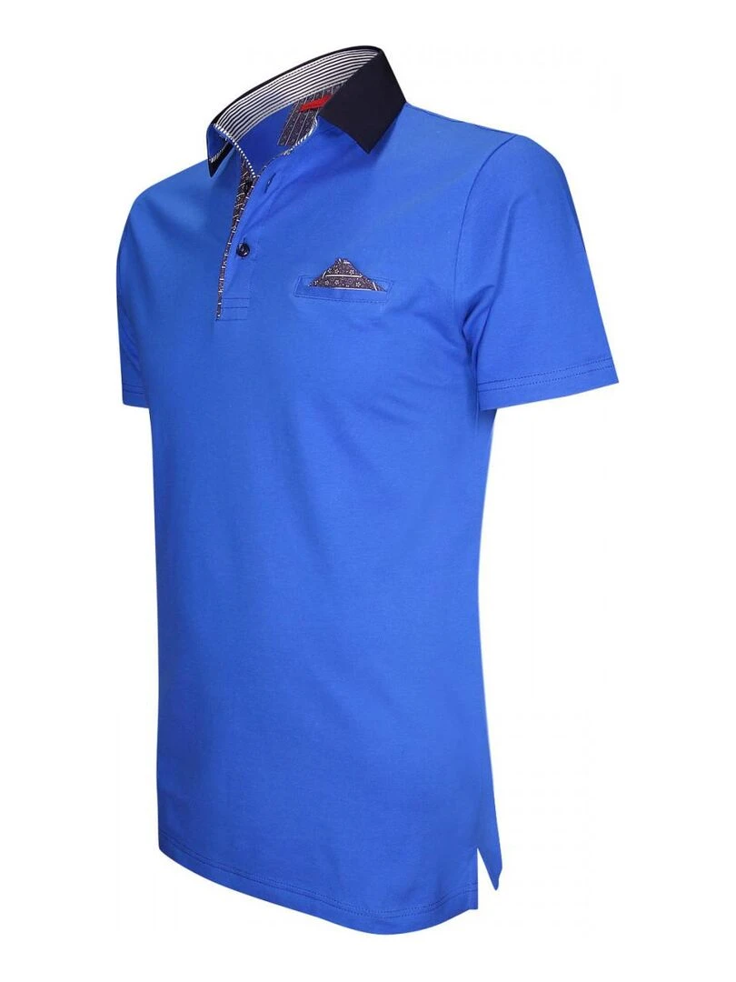 Polo mode GARBATELLA   Bleu