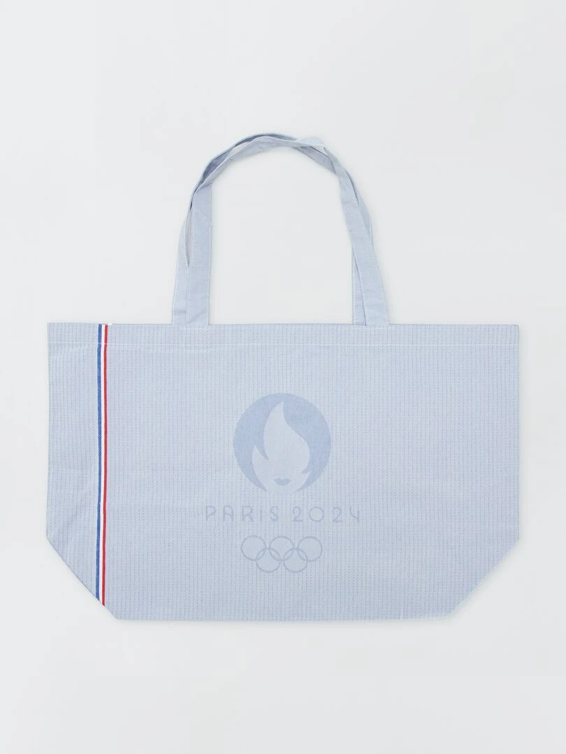 Grand tote bag   Paris 2024   Bleu ciel