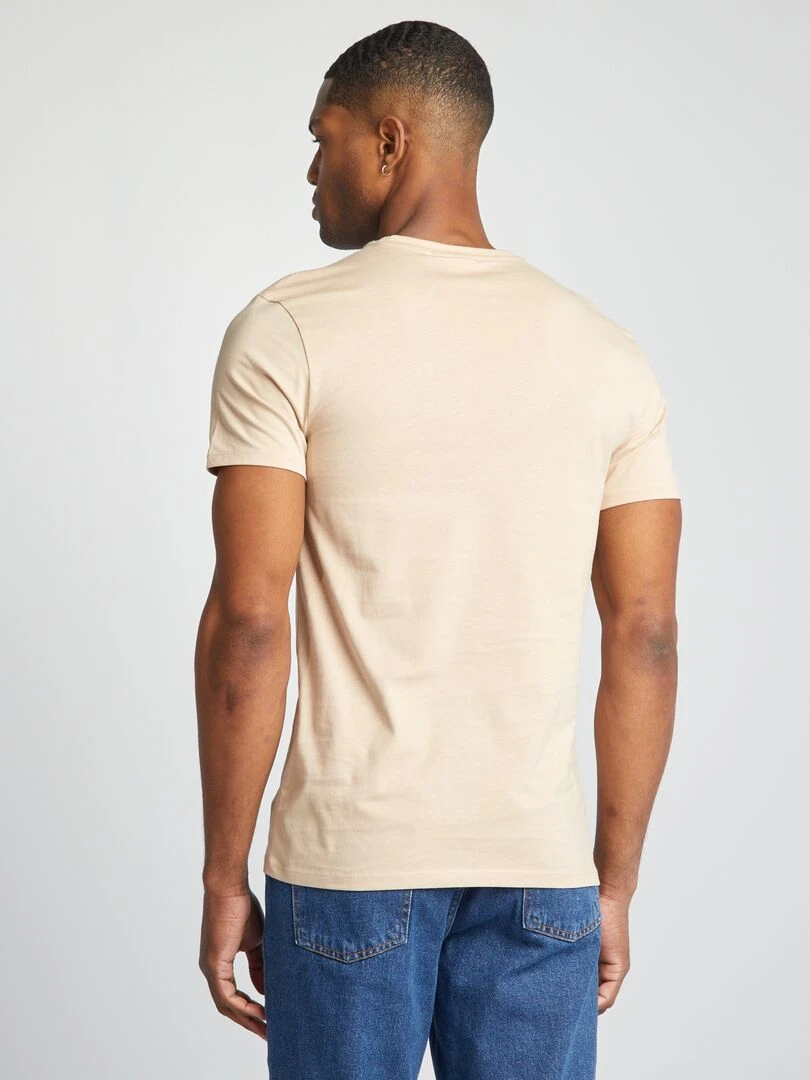T shirt 'Miami' Beige
