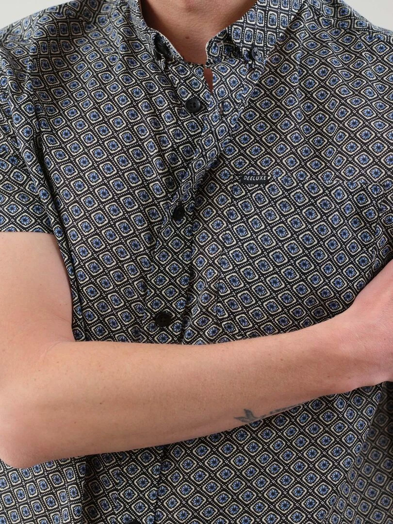 Chemise en coton pour homme 'Deeluxe'   Noir