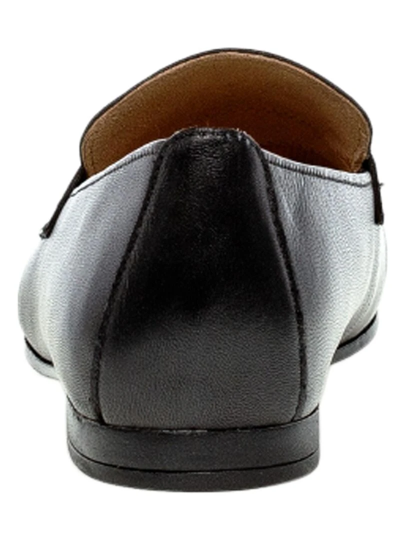 Mocassin Plate Cuir Gabor Atlantik   Noir